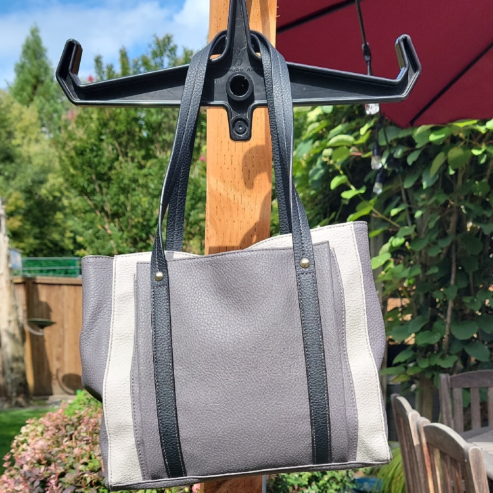 Relic Black and Gray Tote Bag